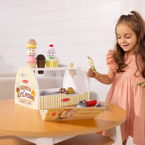 Drewniana Lodziarnia Scoop & Serve 28 el Melissa & Doug