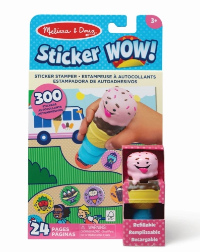 Stempel z naklejkami Sticker Wow Lody Melissa & Dou