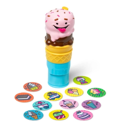 Stempel z naklejkami Sticker Wow Lody Melissa & Dou