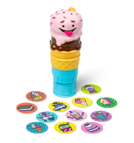 Stempel z naklejkami Sticker Wow Lody Melissa & Dou