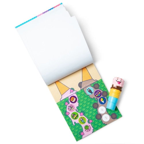 Stempel z naklejkami Sticker Wow Lody Melissa & Dou