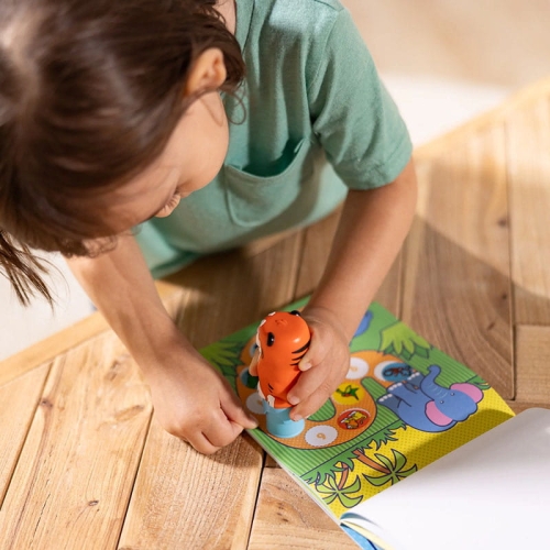 Stempel z naklejkami Sticker Wow Tygrys Melissa and Doug