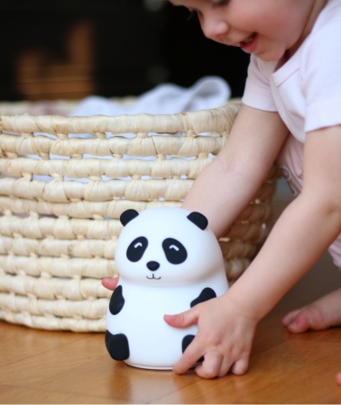 Panda Lampka Silikonowa Biała