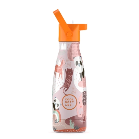 Cool Bottles Butelka termiczna Kids 260 ml Panda gang