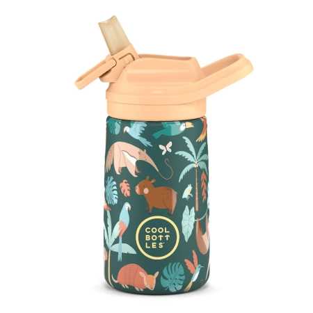 Cool Bottles Butelka termiczna Kiddies 350 ml Rainforest Refuge