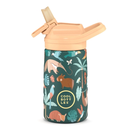 Cool Bottles Butelka termiczna Kiddies 350 ml Rainforest Refuge