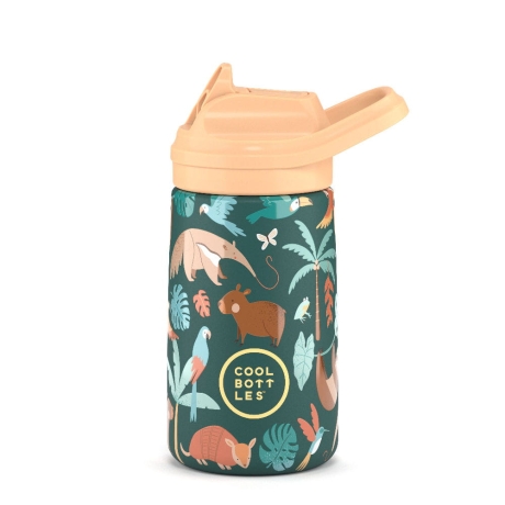 Cool Bottles Butelka termiczna Kiddies 350 ml Rainforest Refuge
