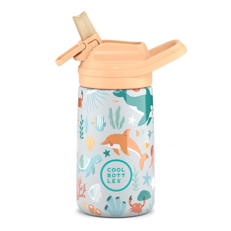 Cool Bottles Butelka termiczna Kiddies 350 ml Underwater World