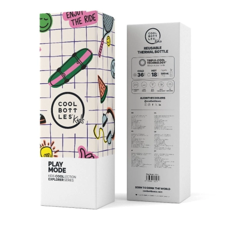 Cool Bottles Butelka termiczna Kids 500 ml Play Mode
