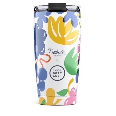 Cool Bottles Kubek termiczny 550 ml Xclusive! Nébula – Floral Madness