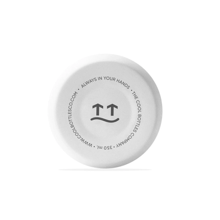 Cool Bottles Butelka termiczna 350 ml Triple cool Mono White