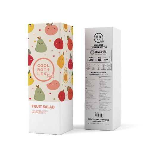 Cool Bottles Butelka termiczna Kids 260 ml Fruit Salad
