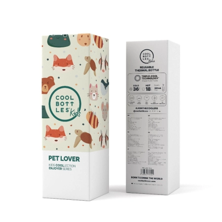 Cool Bottles Butelka termiczna Kids 260 ml Pet Lover