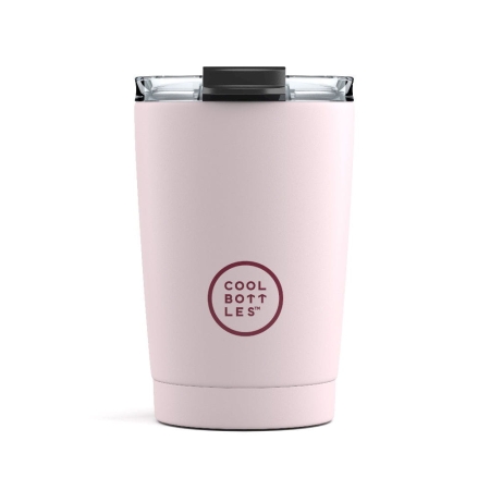 Cool Bottles Kubek termiczny 330 ml Pastel Pink
