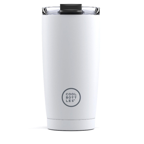 Cool Bottles Kubek termiczny 550 ml Mono White
