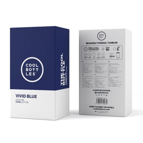 Cool Bottles Kubek termiczny 550 ml Vivid Blue