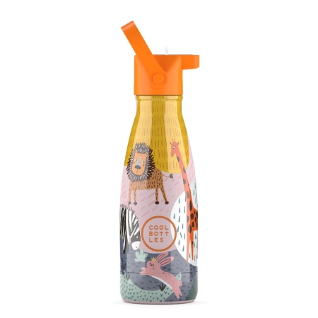 Cool Bottles Butelka termiczna Kids 260 ml Savannah kingdom