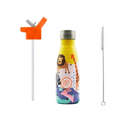 Cool Bottles Butelka termiczna Kids 260 ml Savannah kingdom