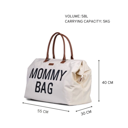 Childhome Torba Mommy Bag Kremowa