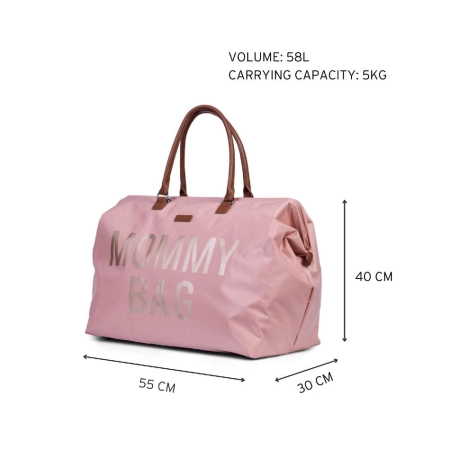 Childhome Torba Mommy Bag Różowa