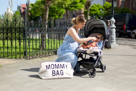 Childhome Torba Mommy Bag Teddy Bear White