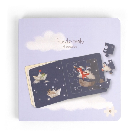 Filibabba Książka z puzzlami Dreamy Adventurers