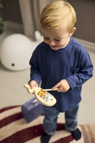 Filibabba Zestaw drewnianych instrumentów w walizce